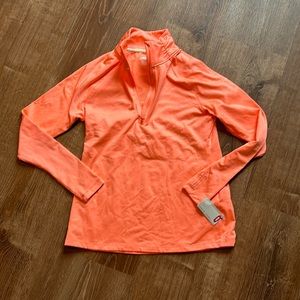 Layer 8 Peach Quarter Zip medium brand new